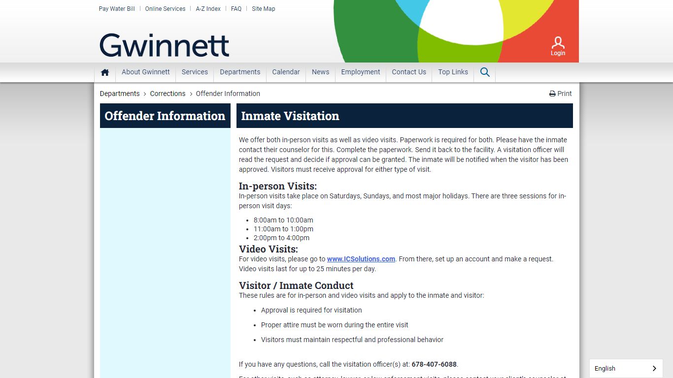 Offender Information - Gwinnett | Gwinnett County